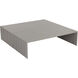 Verin 60 X 31.25 inch Greige Outdoor Coffee Table